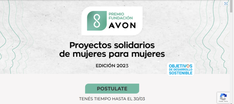Premio Avon para proyectos sociales liderados por mujeres