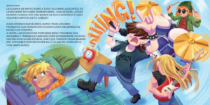 El libro cuenta las vivencias de Mateo, de 9 años.