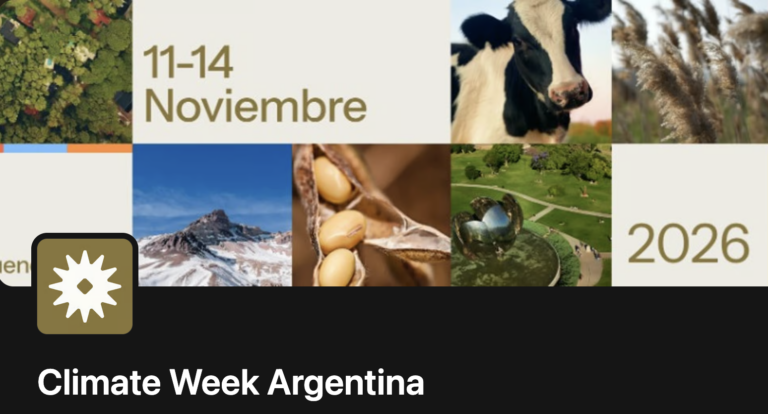 Argentina se suma por primera vez a la red global de Climate Weeks